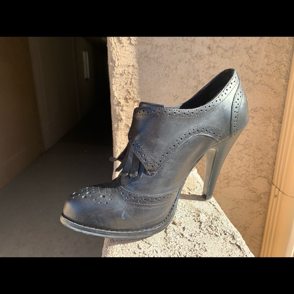 Aldo heel boots, lightly worn, in original box.
